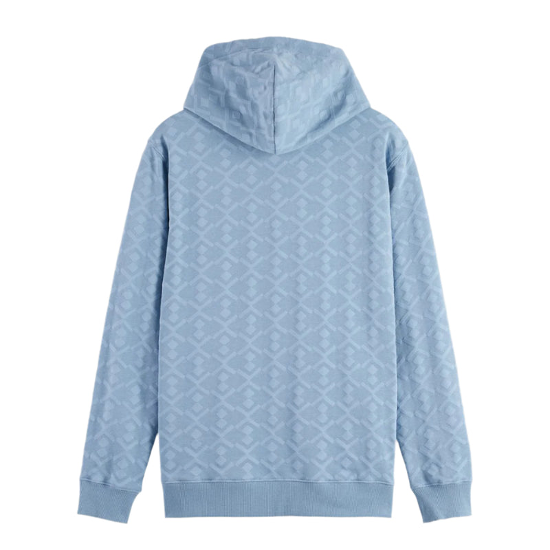 Jacquard Terry Hoodie - Faded Denim