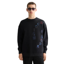 Loose Fit Applique Sweatshirt - Meteorite