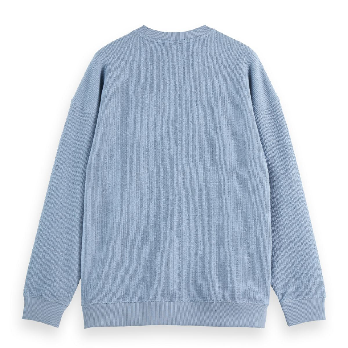 Textured Sweatshirt - Faded Denim