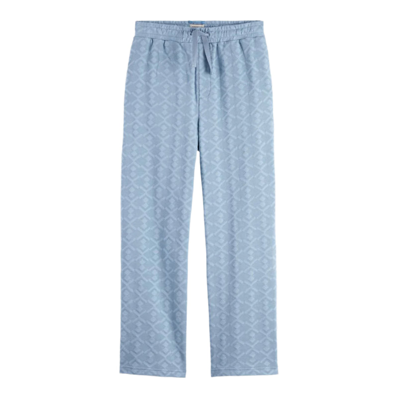 Jacquard Terry Sweatpants - Faded Denim