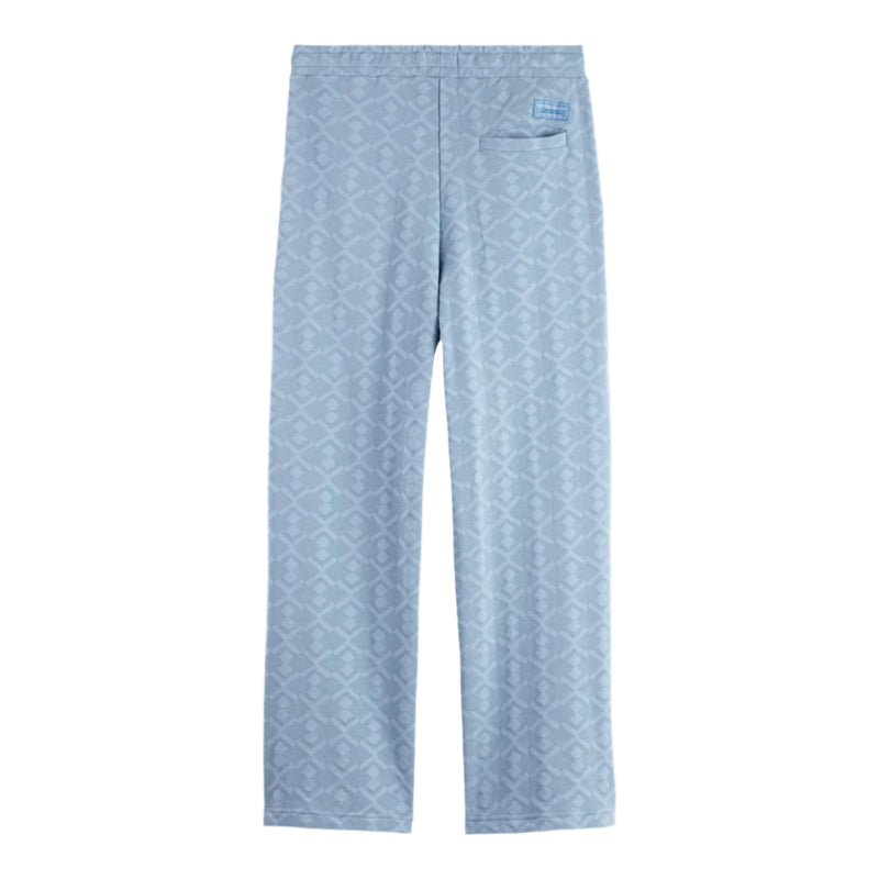Jacquard Terry Sweatpants - Faded Denim