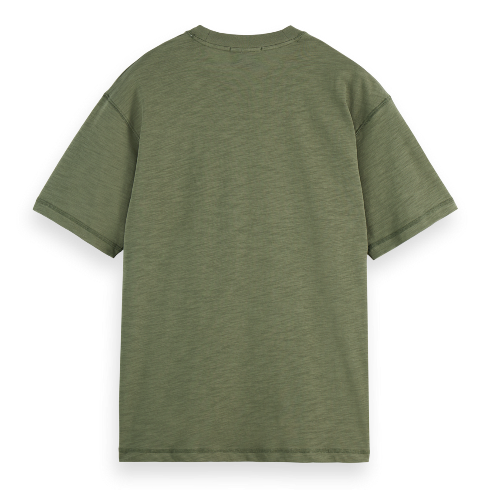 Relaxed Fit Patchwork Pocket T-Shirt - Thyme