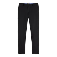 Mott Tailored Knitted Yarn Dyed Chino - Black