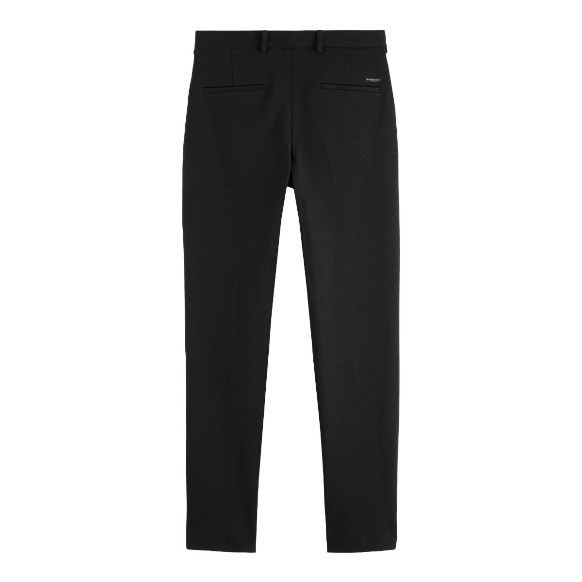 Mott Tailored Knitted Yarn Dyed Chino - Black