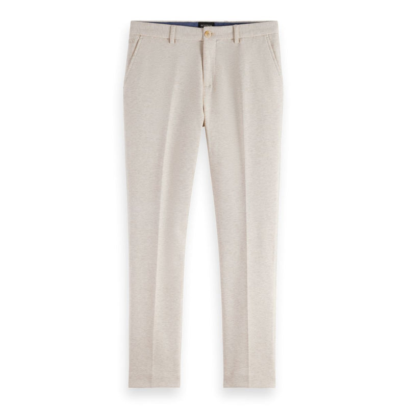 Mott Tailored Knitted Pants - Off White Melange