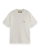 Relaxed Fit Horizonal Textured T-Shirt - Eggnog