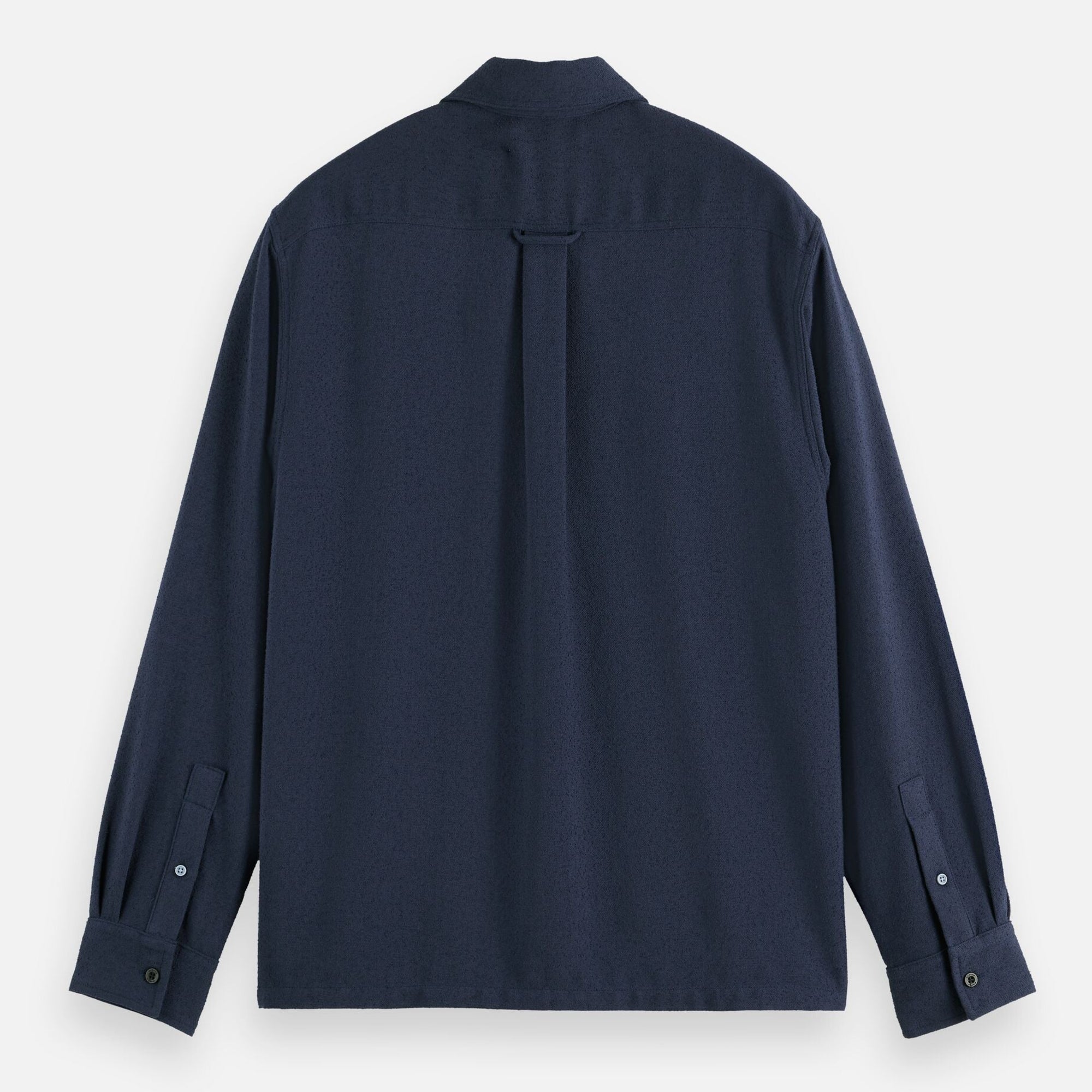 Relaxed-Fit Textured Shirt - Peacoat