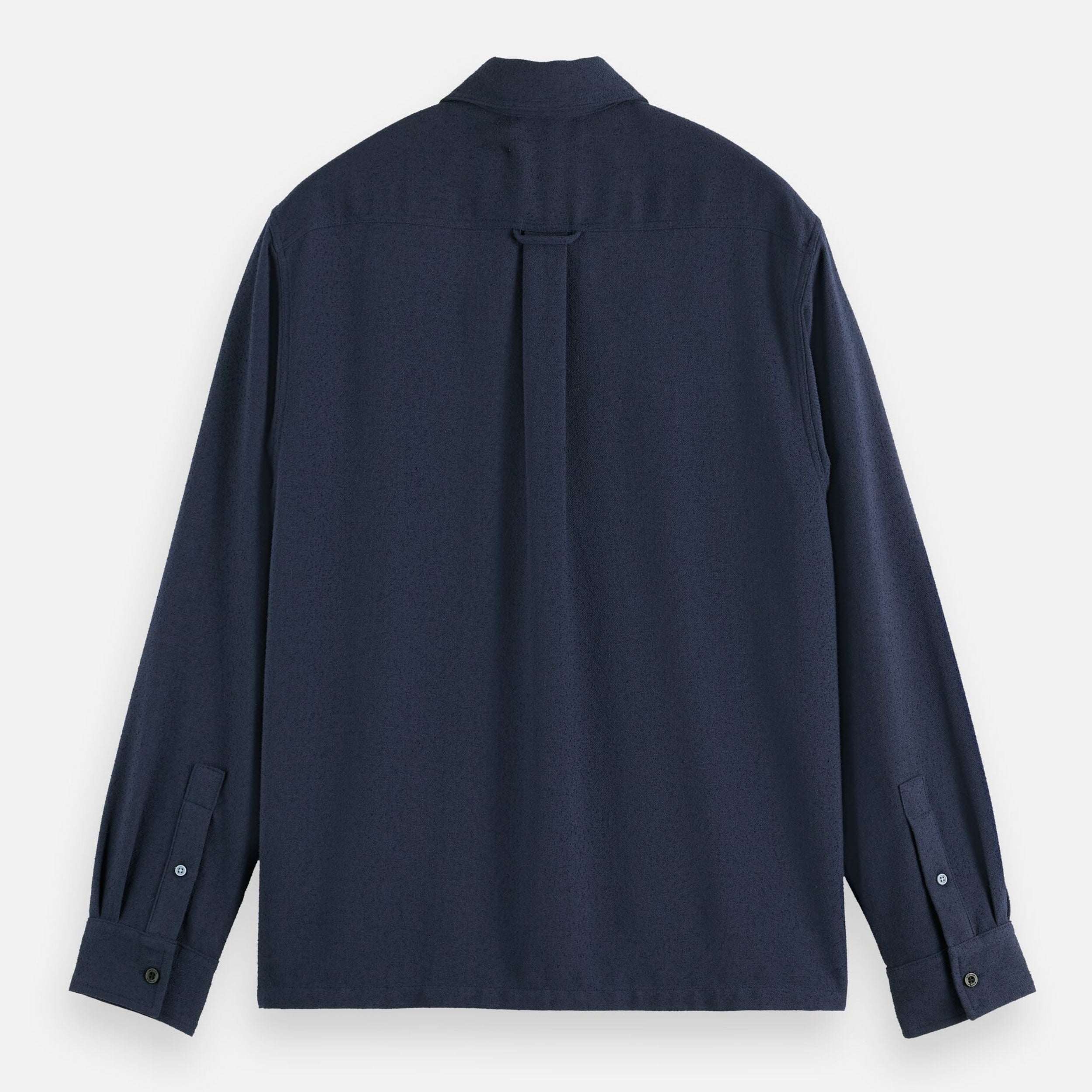 Relaxed-Fit Textured Shirt - Peacoat