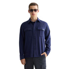 Relaxed-Fit Textured Shirt - Peacoat