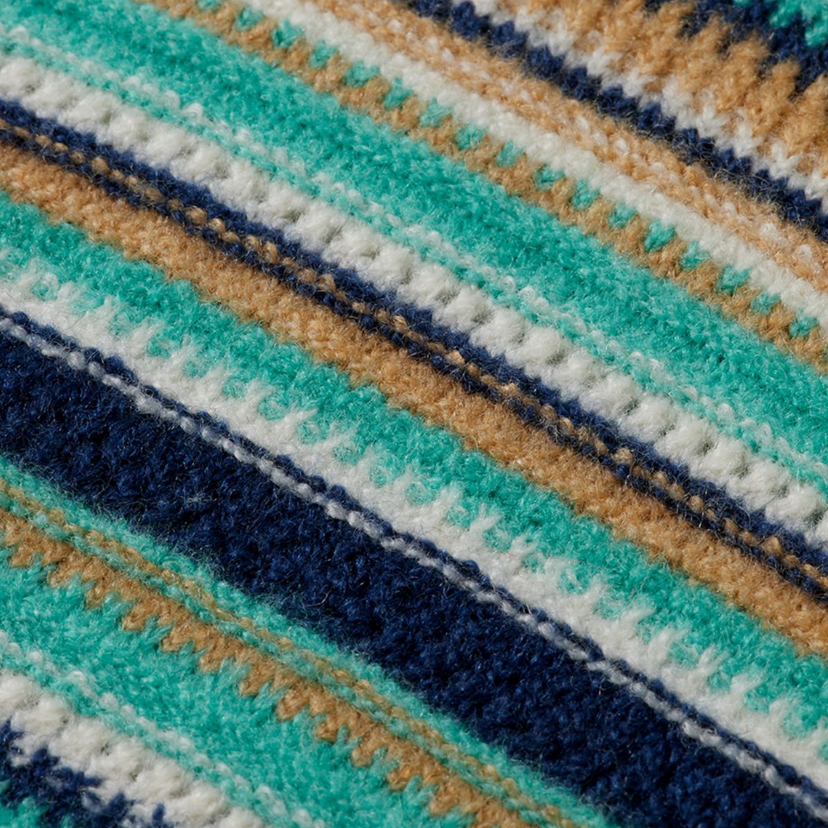 Soft Knit Striped Regular Fit Pullover - Tannin Multi Stripe