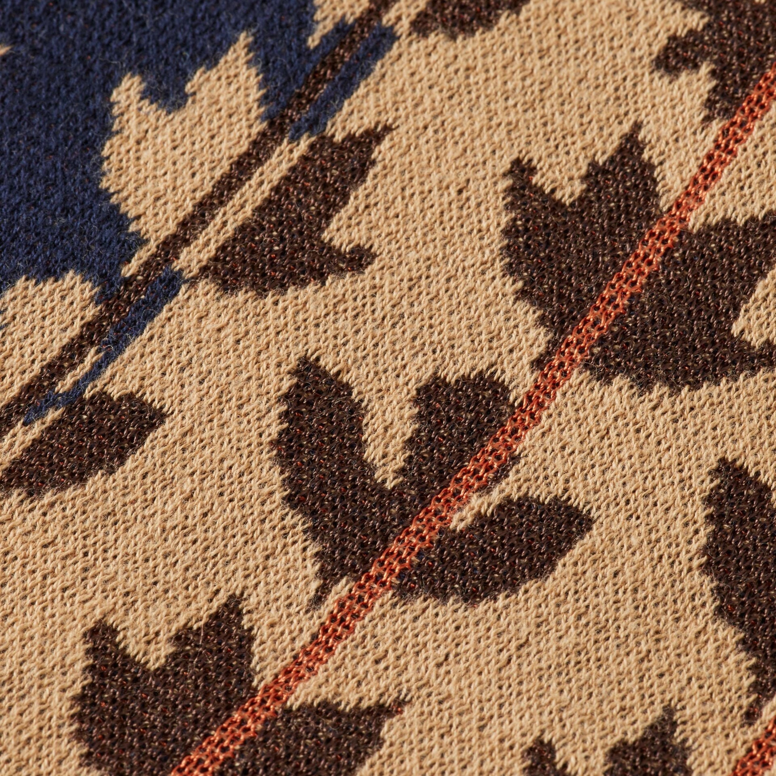 Knitted Short Sleeve Shirt - Leafs Aop