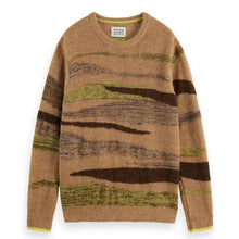 Fluffy Alpaca Wool Blend Crew Neck - Tannin