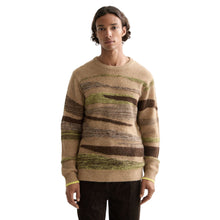 Fluffy Alpaca Wool Blend Crew Neck - Tannin