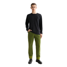 Relaxed Fit Jacquard Knit T-Shirt - Anthracite