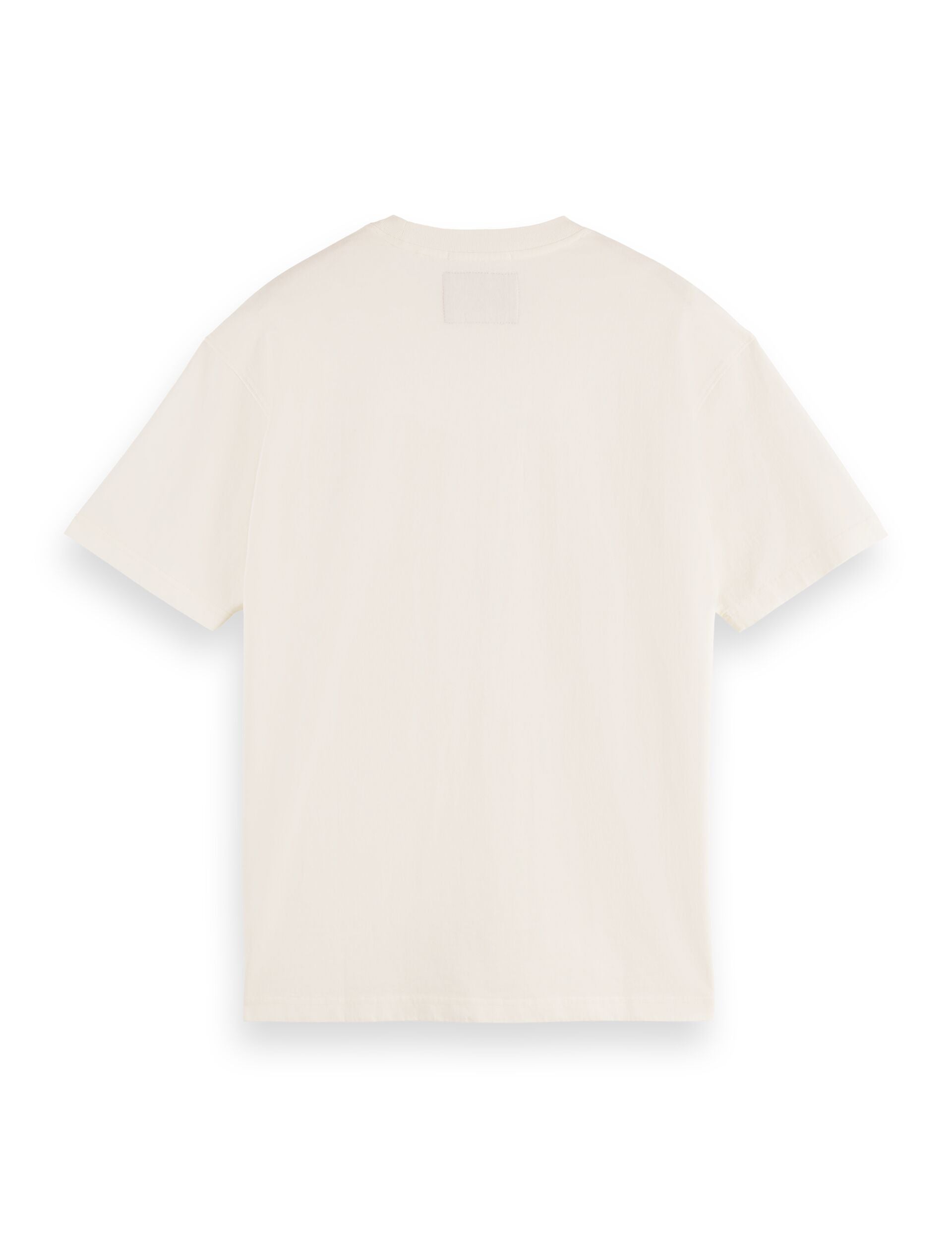 Relaxed Fit Washed Artwork T-Shirt - Bright White