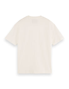 Relaxed Fit Washed Artwork T-Shirt - Bright White