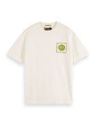 Relaxed Fit Washed Artwork T-Shirt - Bright White