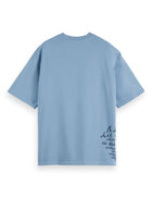 Loose Fit Artwork T-Shirt - Faded Denim