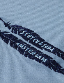 Loose Fit Artwork T-Shirt - Faded Denim