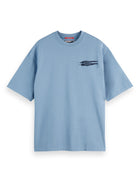 Loose Fit Artwork T-Shirt - Faded Denim