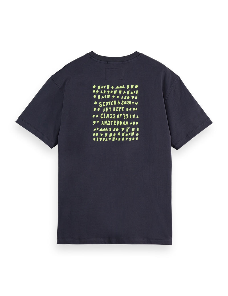 Relaxed Fit Artwork T-Shirt - Charcoal Art