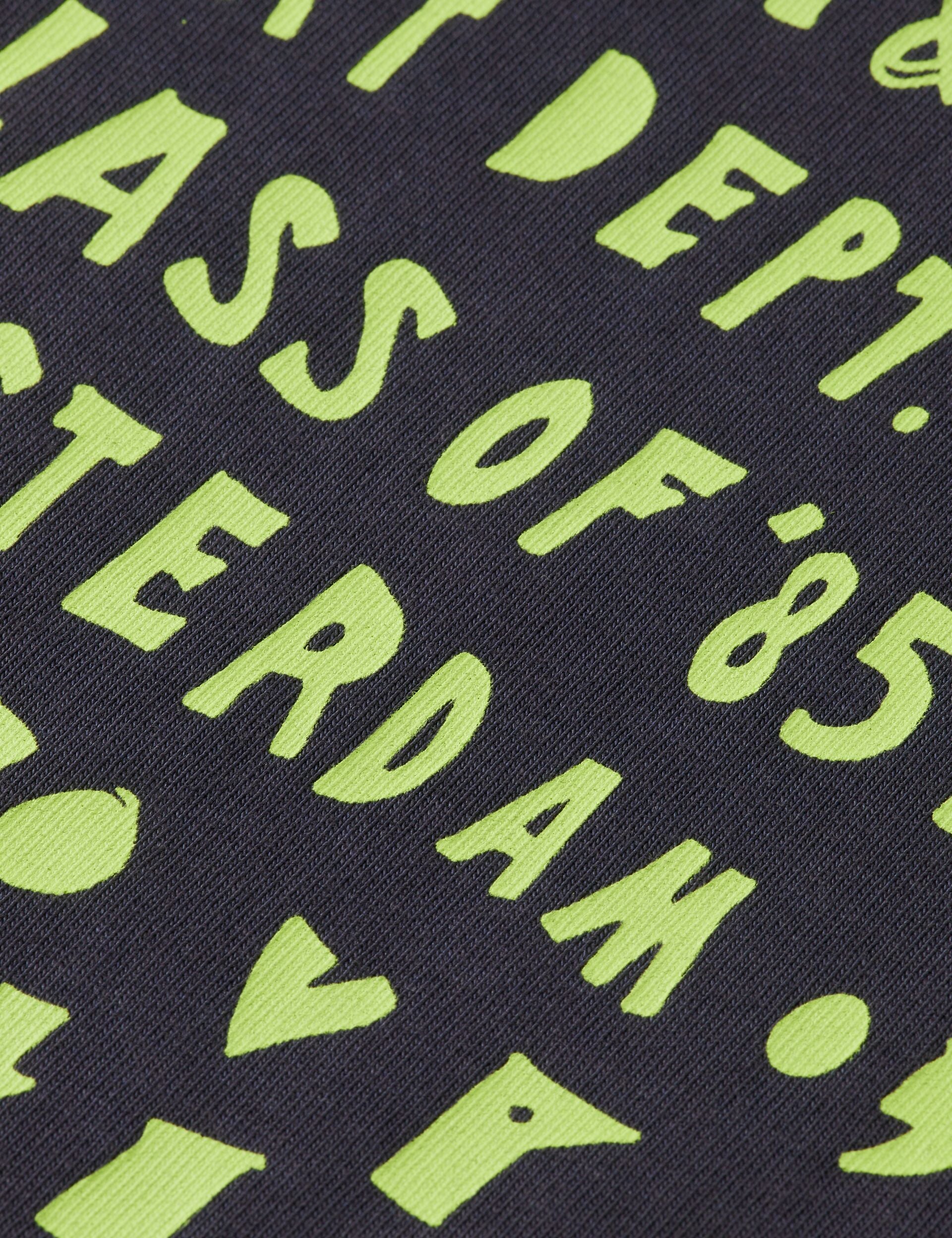 Relaxed Fit Artwork T-Shirt - Charcoal Art