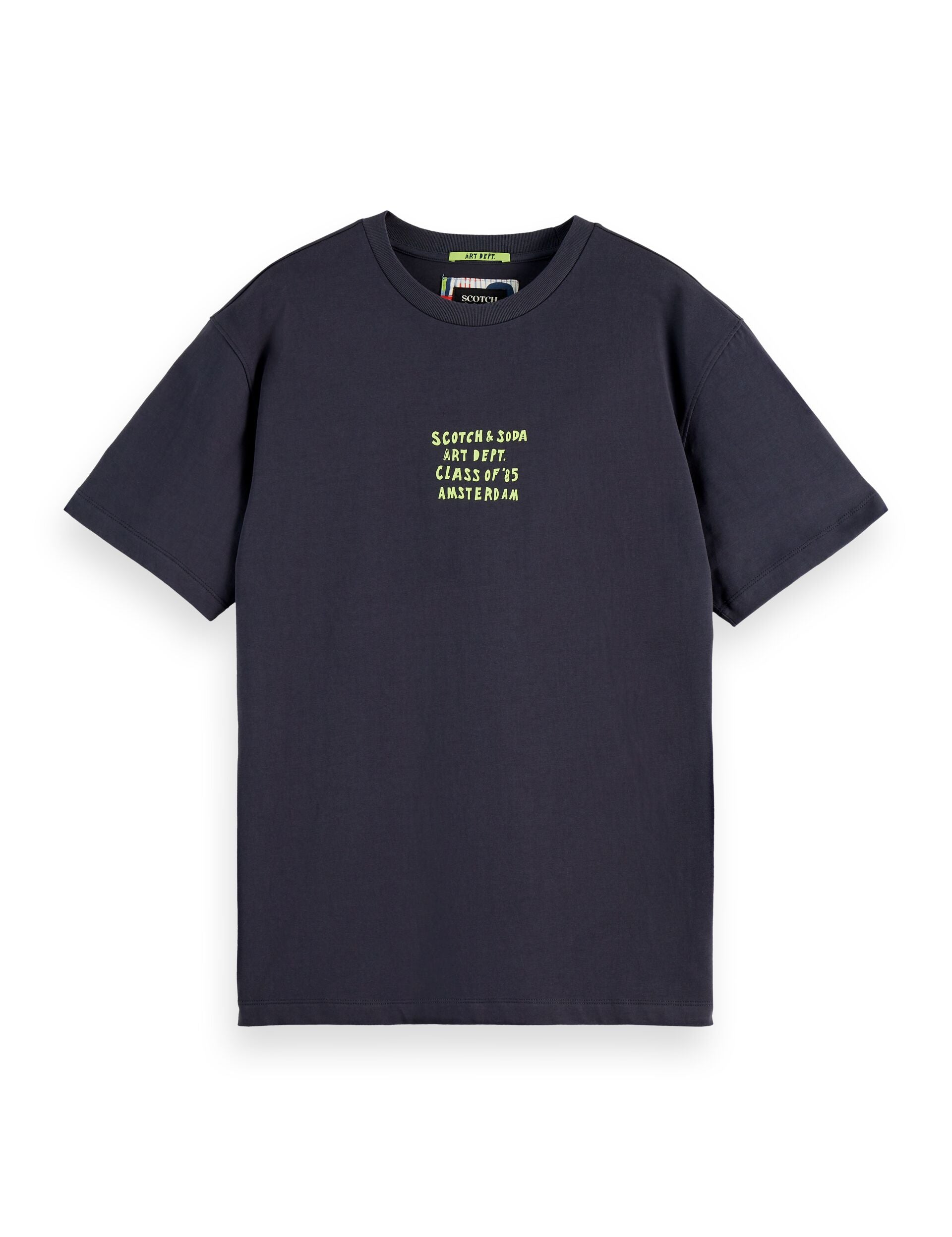 Relaxed Fit Artwork T-Shirt - Charcoal Art