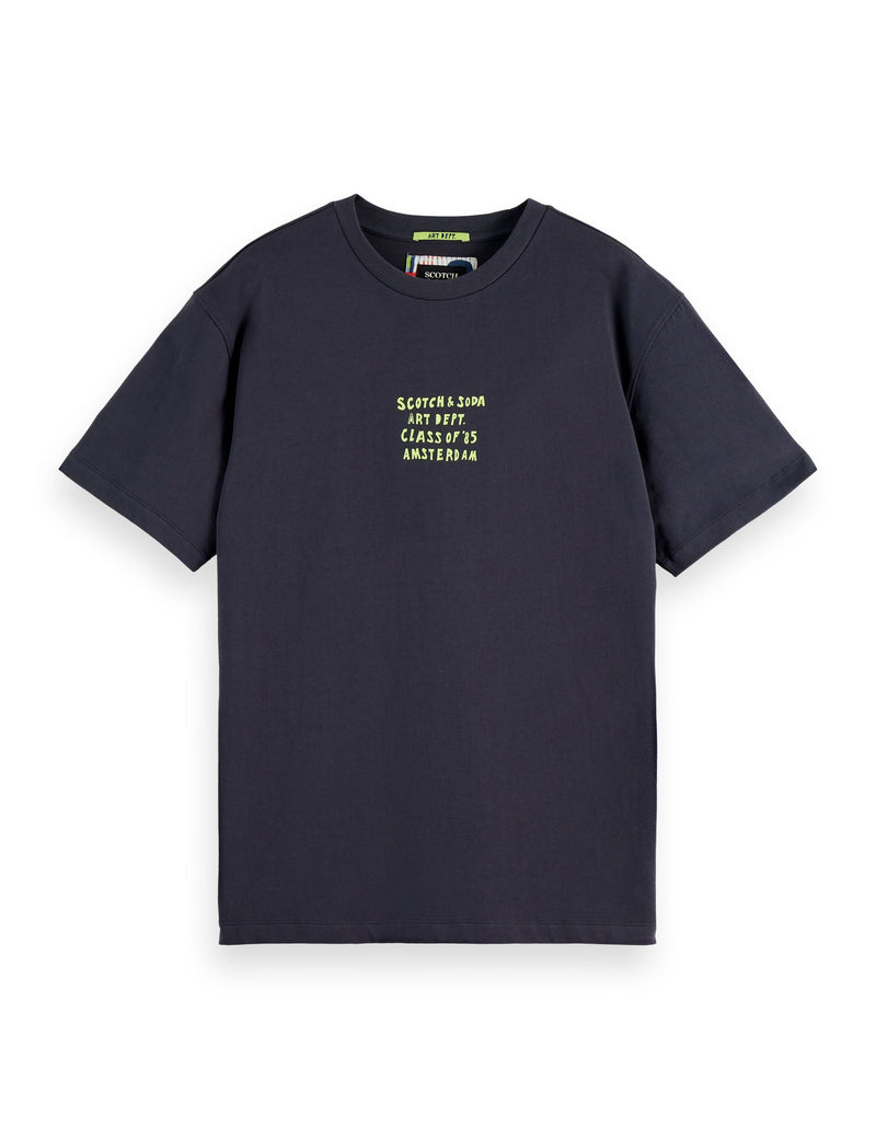 Relaxed Fit Artwork T-Shirt - Charcoal Art