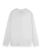 Relaxed Fit Long-Sleeved T-Shirt - Bright White