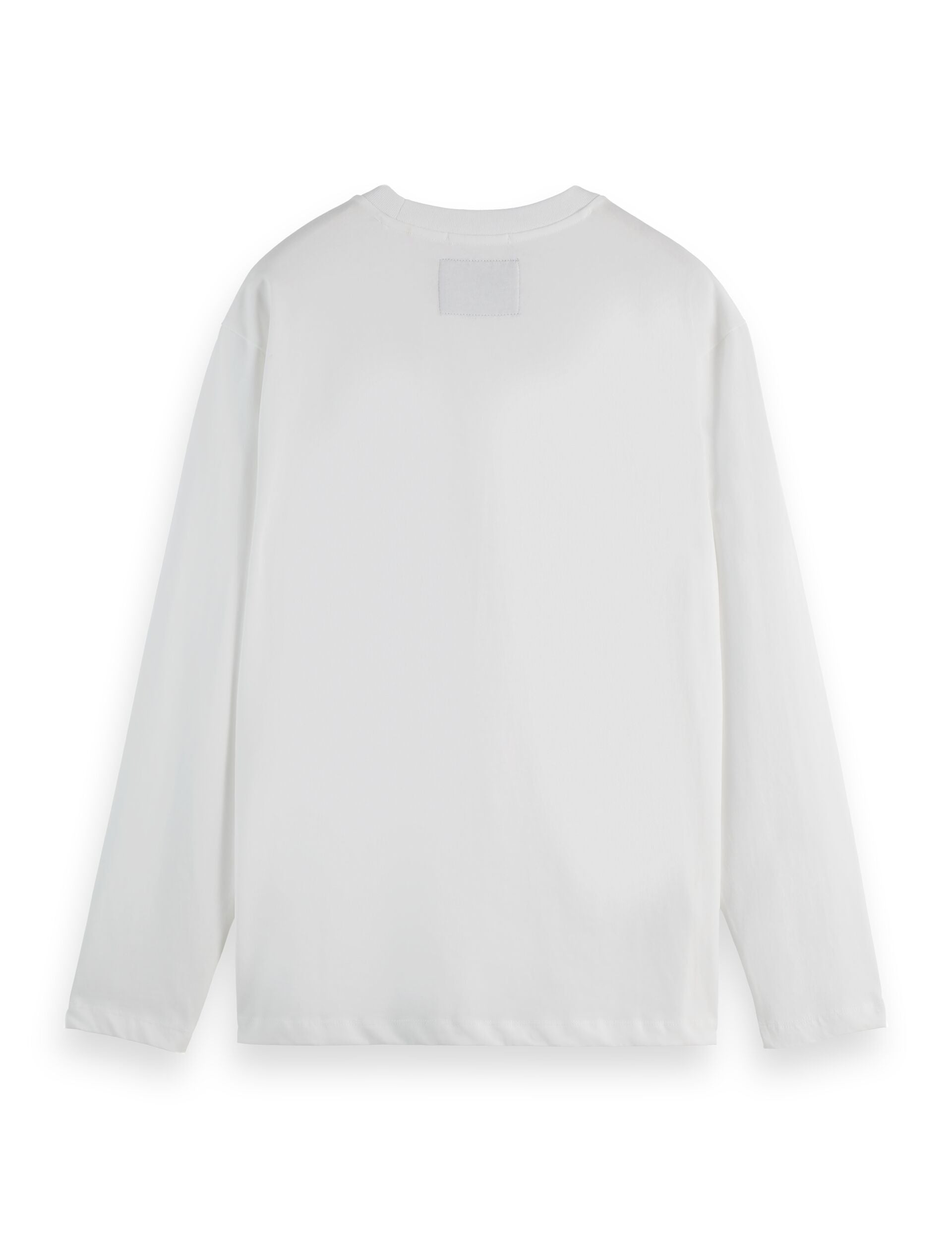 Relaxed Fit Long-Sleeved T-Shirt - Bright White
