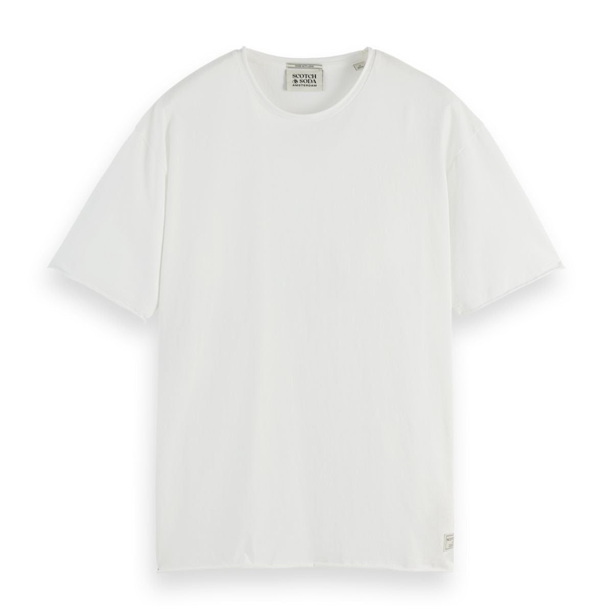 Raw Edge T-Shirt - Bright White