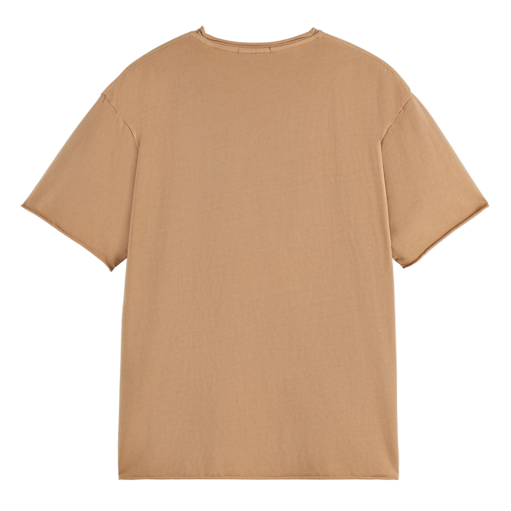 Raw Edge T-Shirt - Tannin