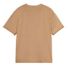 Raw Edge T-Shirt - Tannin