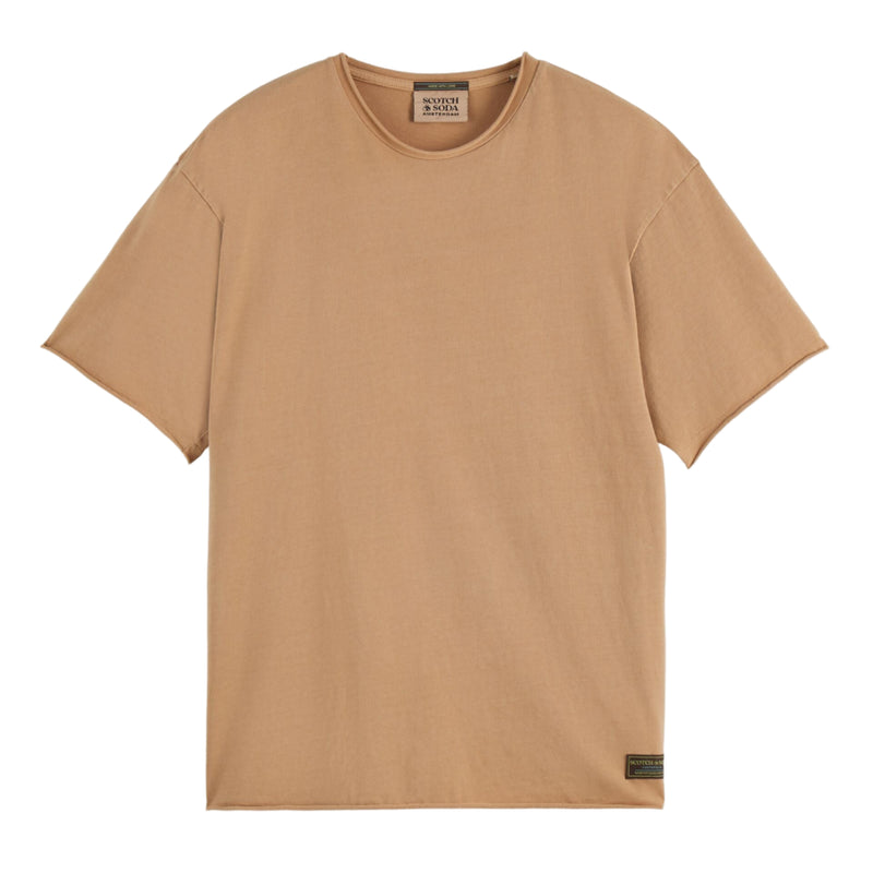 Raw Edge T-Shirt - Tannin