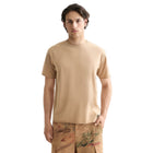 Raw Edge T-Shirt - Tannin