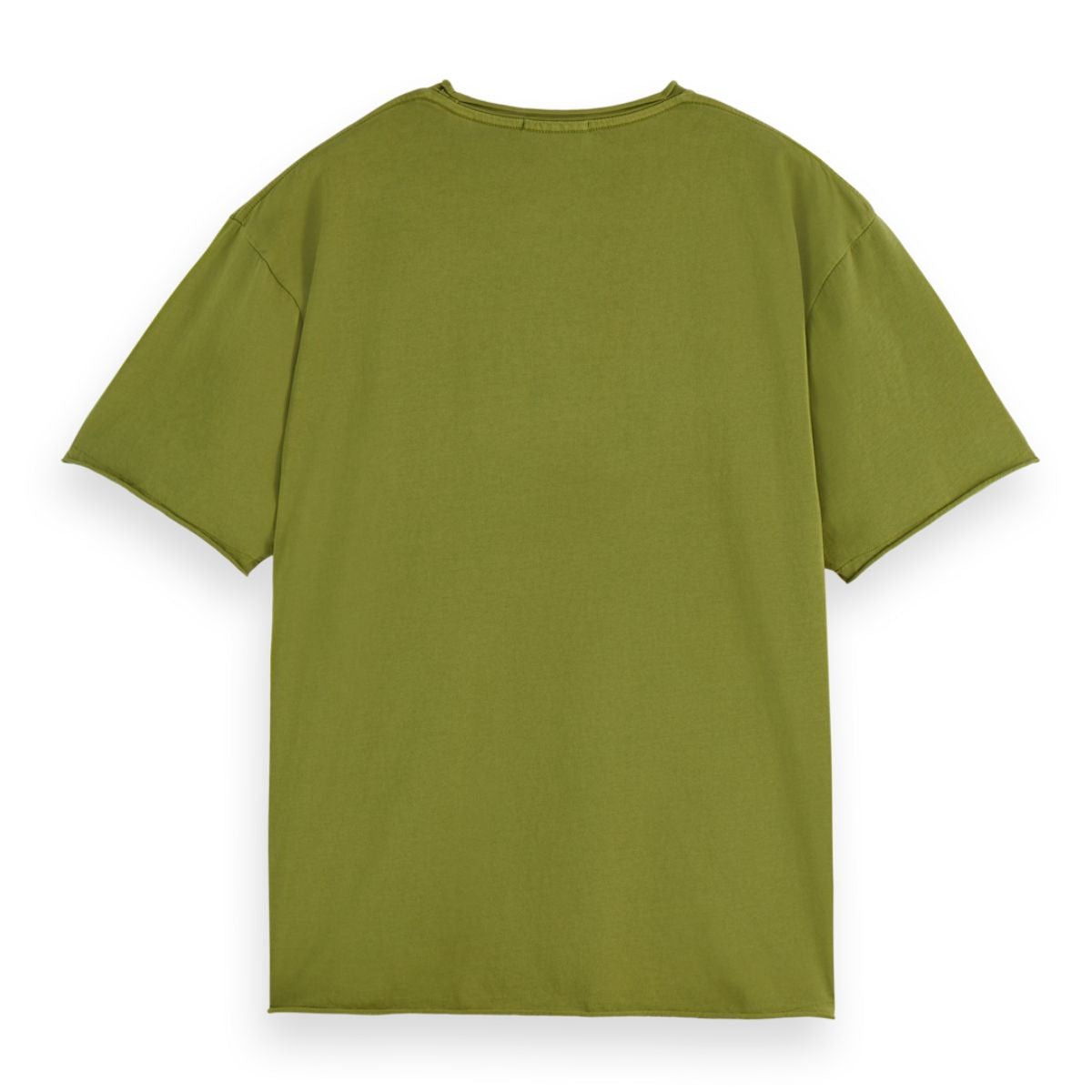 Raw Edge T-Shirt - Calla Green