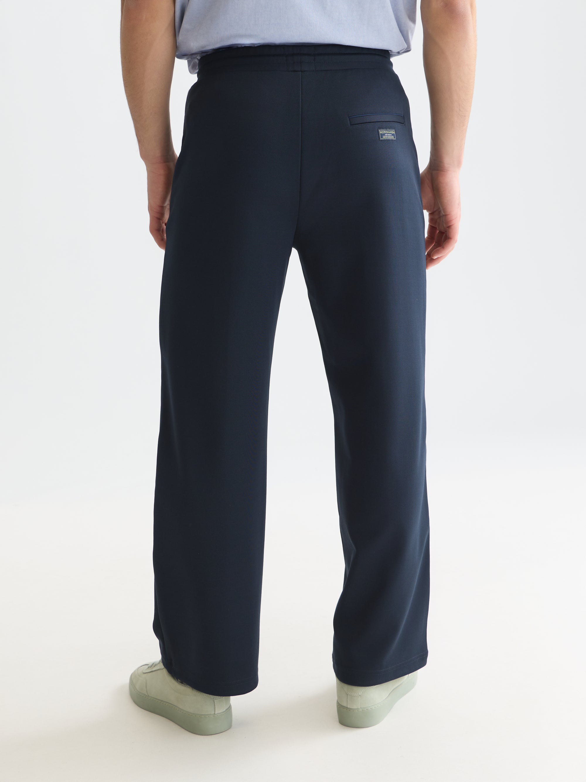 Interlock Relaxed Straight Fit Track Pant - Sky Captain