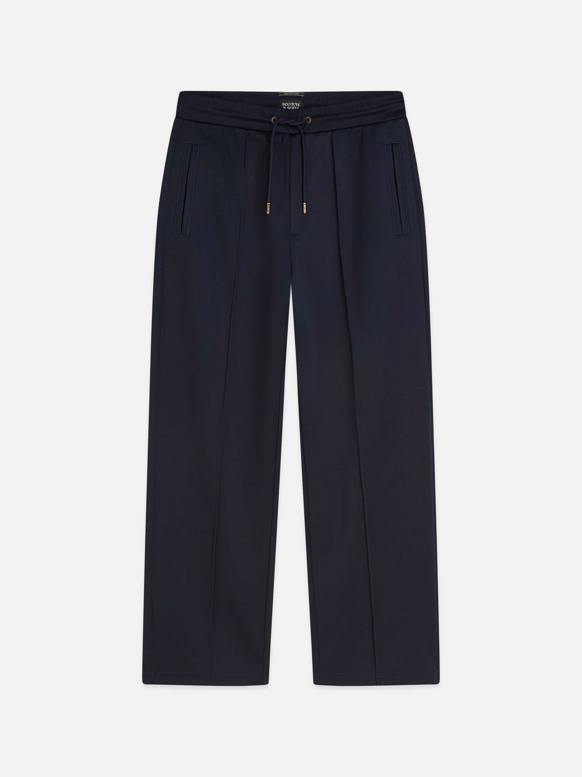 Interlock Relaxed Straight Fit Track Pant - Sky Captain