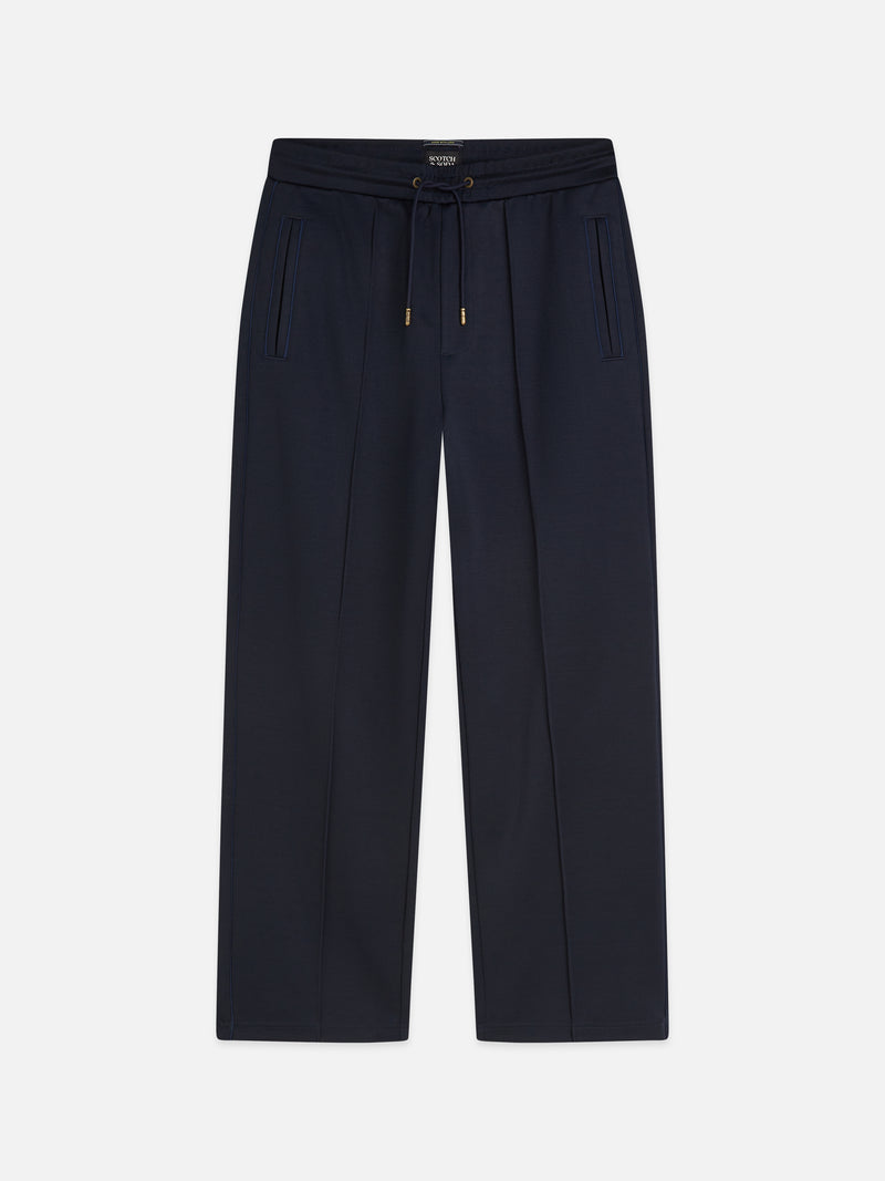 Interlock Relaxed Straight Fit Track Pant - Sky Captain