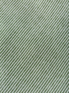 Bermuda coupe classique en coton et lin teint en fil - Rayures vert jardin