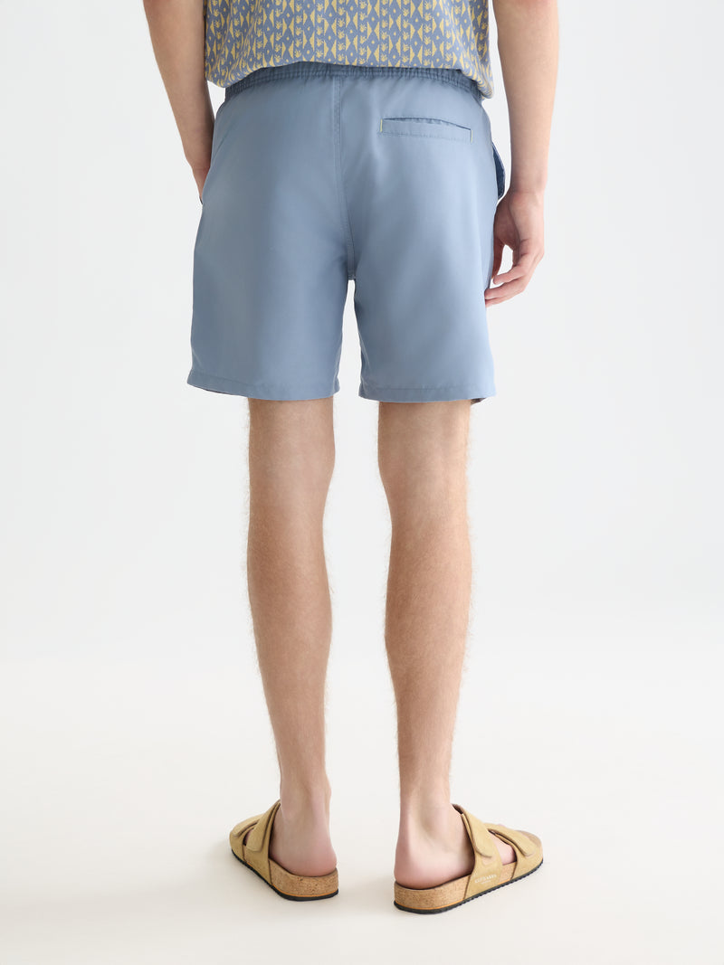 Solid Midlength Swim Shorts - Infinity