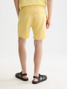 Solid Midlength Swim Shorts - Raffia