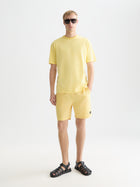 Solid Midlength Swim Shorts - Raffia