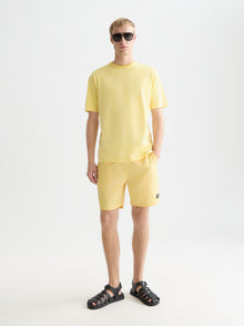 Solid Midlength Swim Shorts - Raffia