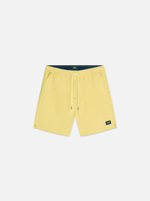 Solid Midlength Swim Shorts - Raffia