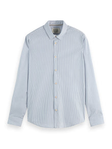 Striped Slimfit Poplin Shirt - Infinity Stripe