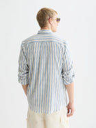 Chemise rayée à effet froissé, coupe classique - Rayures Windsurfer