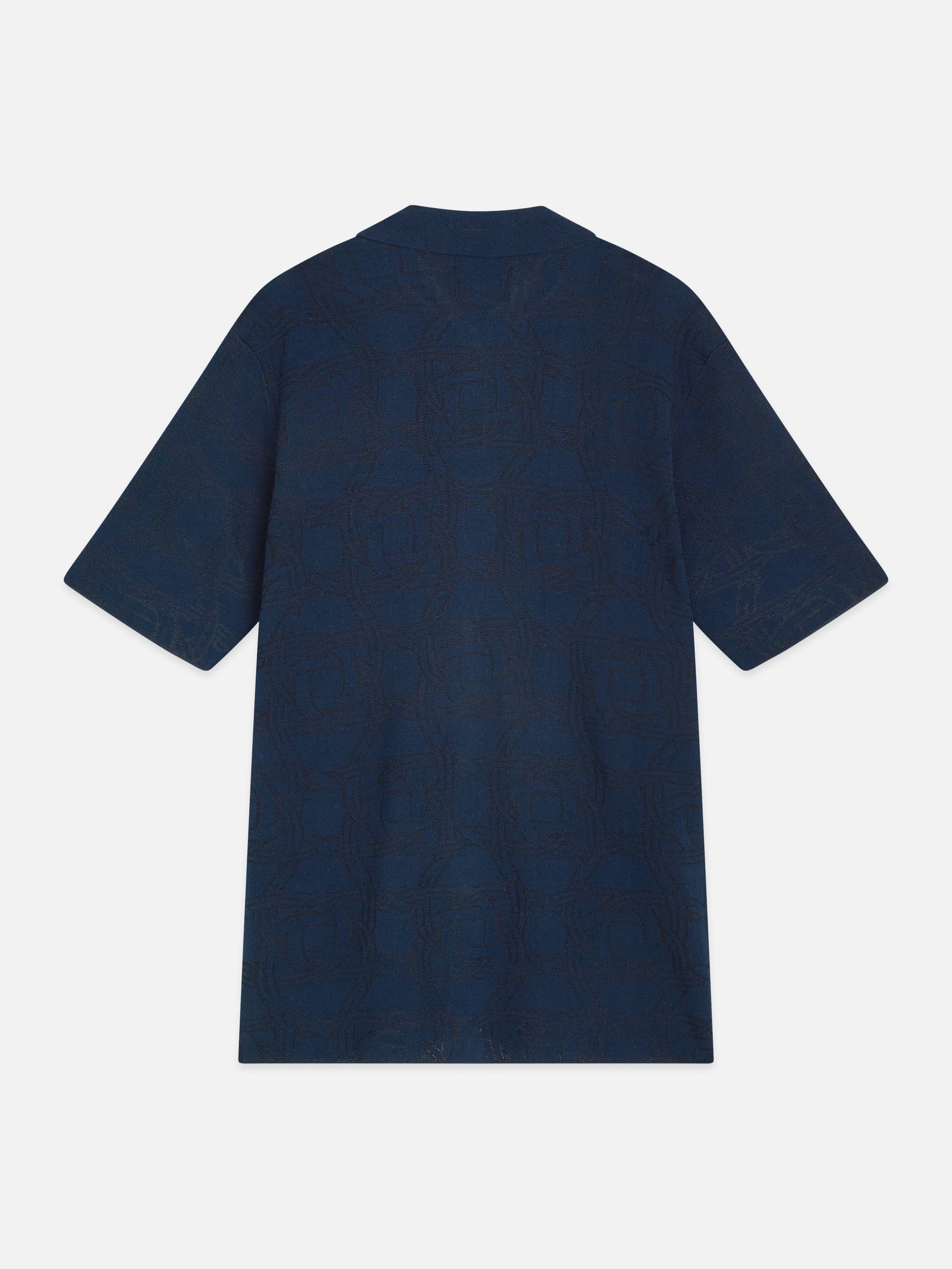 Toneontone Knitted Short Sleeve Shirt - Horseshoes Infinity