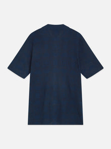 Toneontone Knitted Short Sleeve Shirt - Horseshoes Infinity
