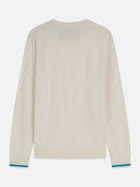 Linenblend Regular Fit Pullover - Eggnog